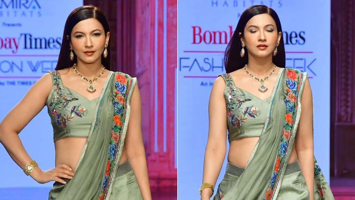 Gauhar Khan ramp walk like boss lady and flaunts baby bump