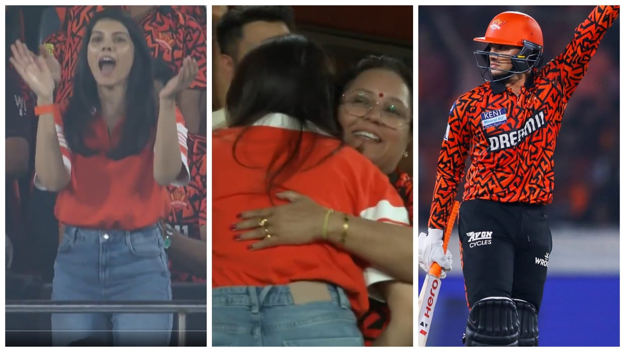 IPL 2025: Kavya Maran happy and celebrated like this after Abhishek Sharma Century, hugged his mother, VIDEO