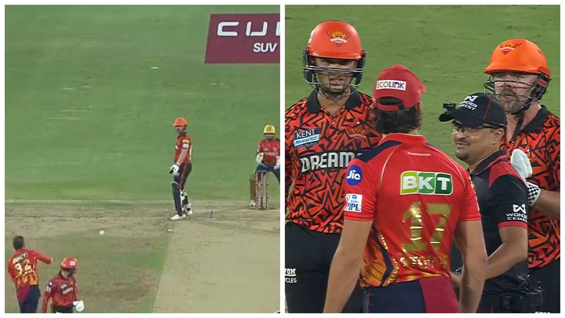 IPL 2025: Travis Head Clashes With Glenn Maxwell, Marcus Stoinis During SRH vs PBKS Match, Watch Video