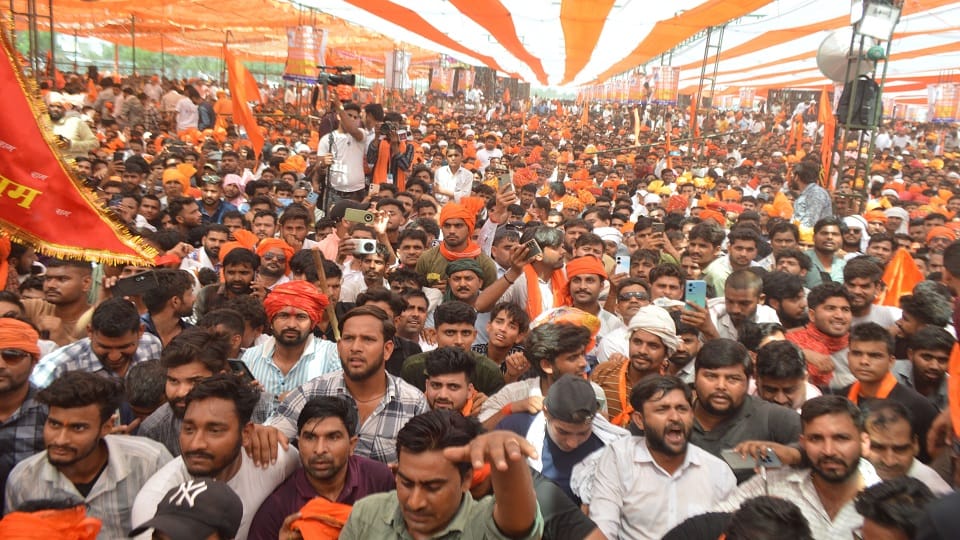 Karni Sena organised rakt swabhiman sammelan in Garhi Rami