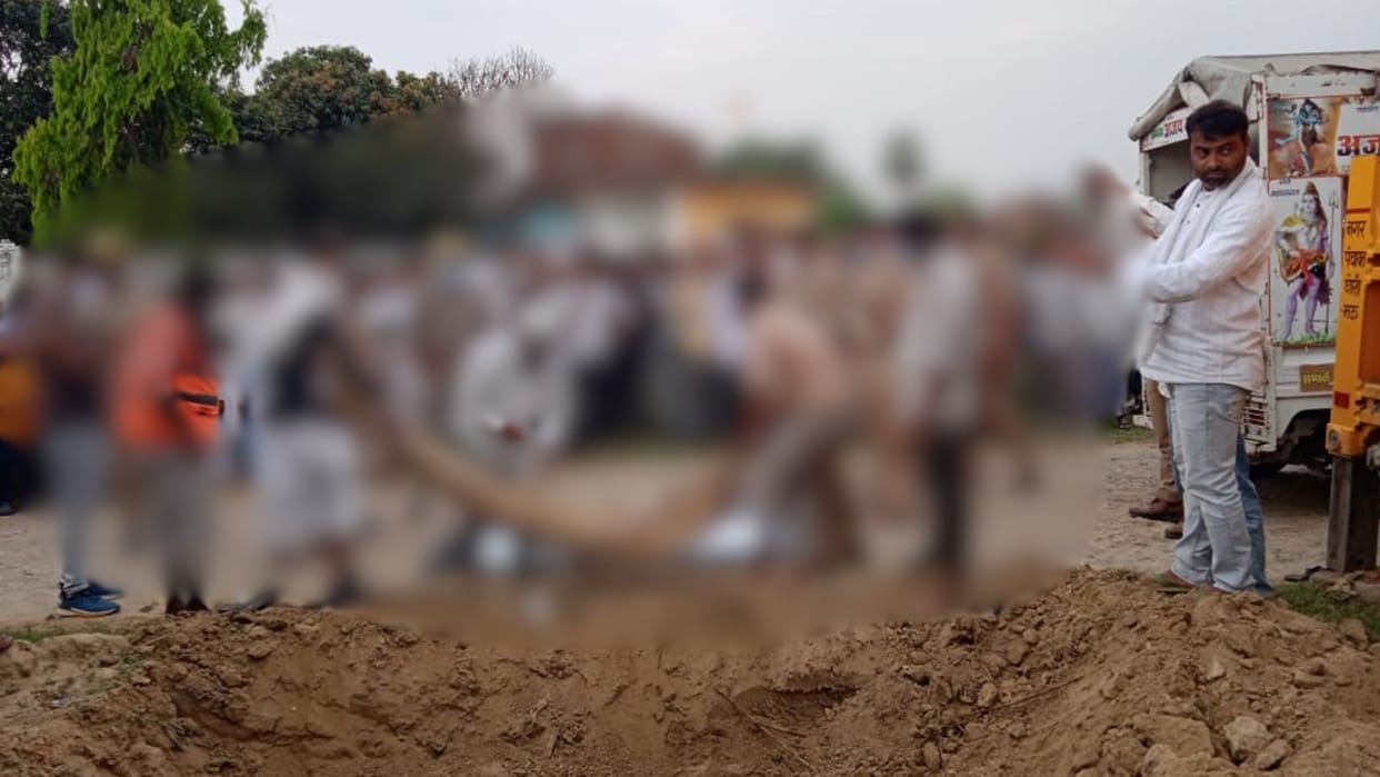 The body of a woman was taken out of the grave after 135 days