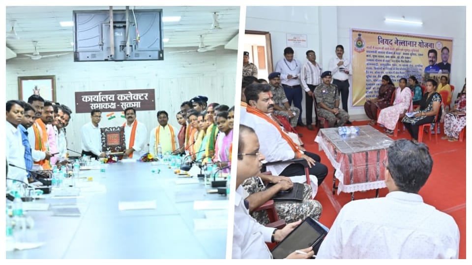 सुकमा में डिप्टी सीएम विजय शर्मा