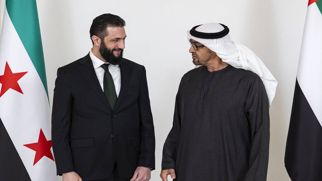 Syria's new leader makes first visit to United Arab Emirates
