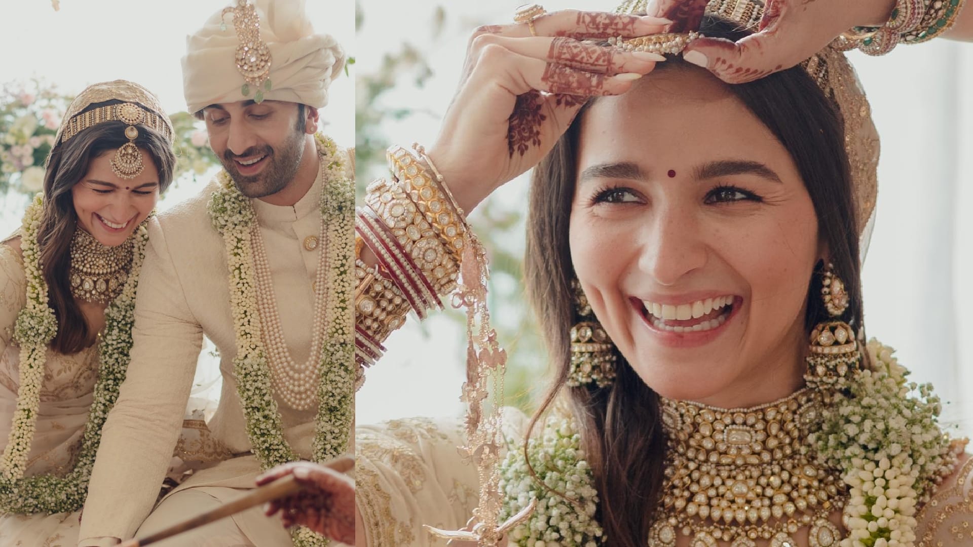 Alia-Ranbir Wedding anniversary special wedding look of alia bhatt