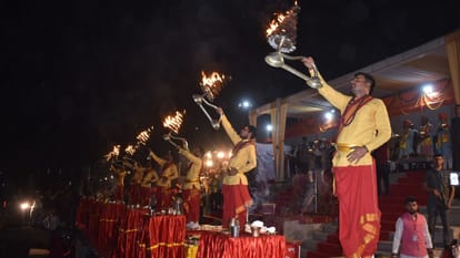 Jammu Kashmir: Mahaarati begins on the banks of Tawi, view like Kashi in Jammu, inaugurated by Lieutenant Gove