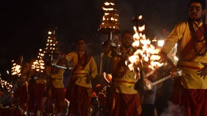 Jammu Kashmir: Mahaarati begins on the banks of Tawi, view like Kashi in Jammu, inaugurated by Lieutenant Gove