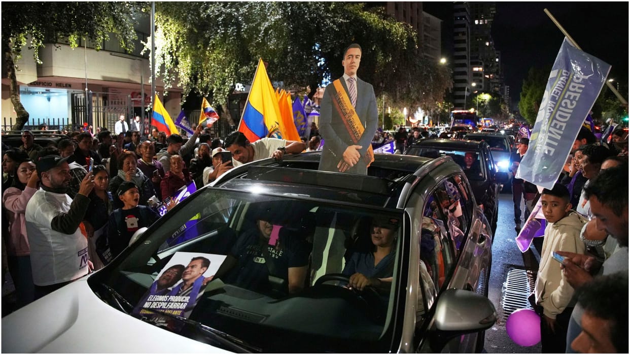 Daniel Noboa Re-elected as Ecuador’s President, Tough Stance on Crime Proves Decisive