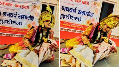Varanasi News new year of Mithila heralded with folk songs and Jhijhiya dance