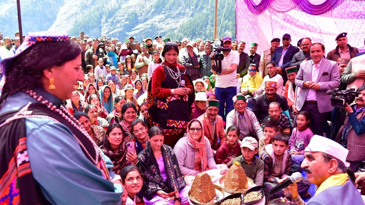 CM Sukhu Pangi Visit said Government will give interest subsidy for setting up solar projects on private land