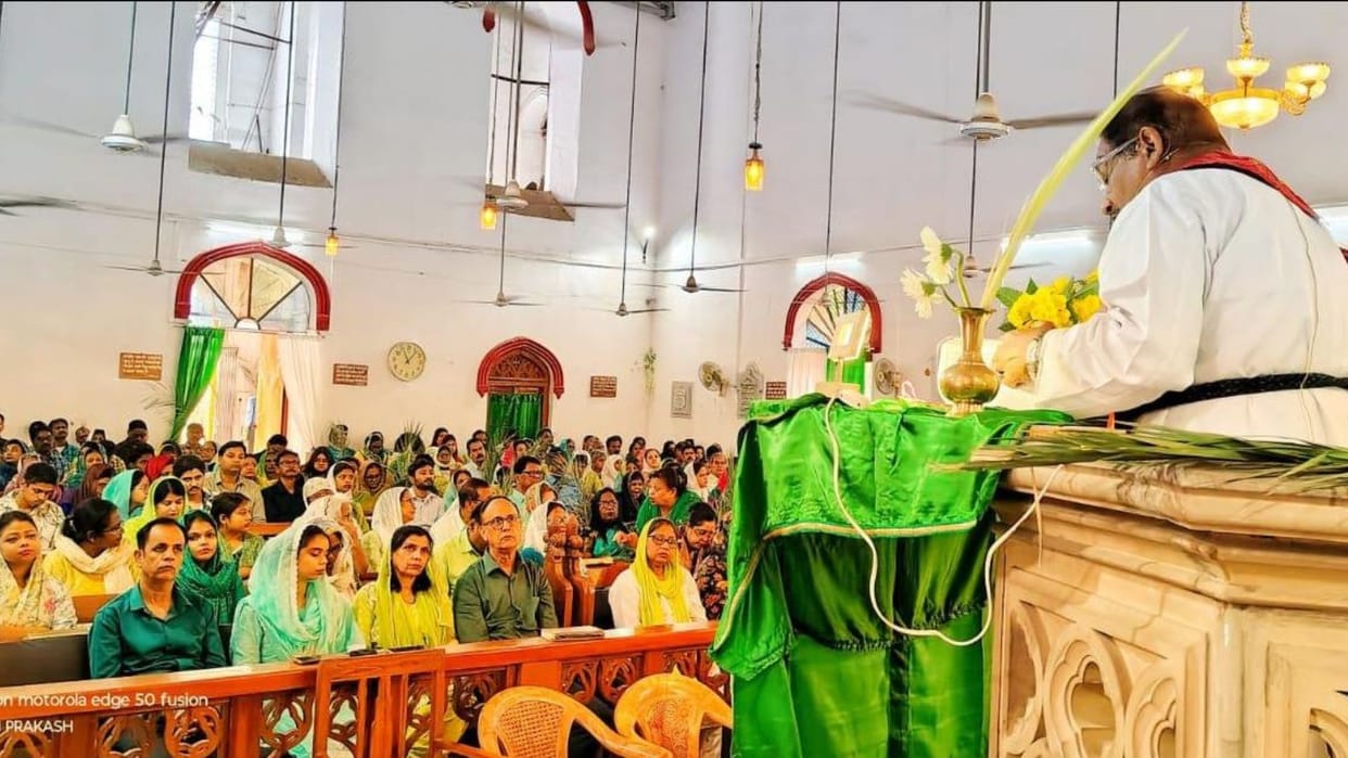 Palm Sunday Songs of joy resounded in churches prayer meetings held Good Friday celebrated