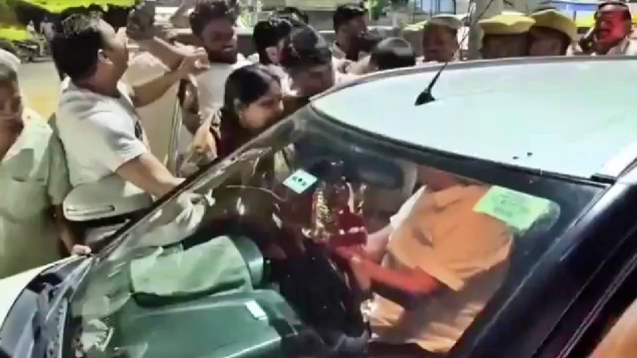 Sawai Madhopur: Politics heats up over tampering of Ambedkar statue, Indira Meena attacks BJP Mandal President