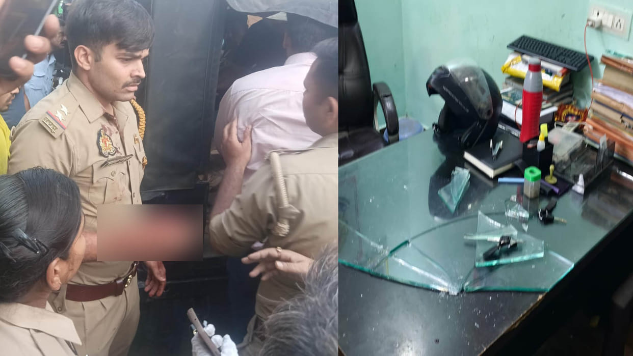 Kanpur: Accused of fighting inside police post attacked policemen