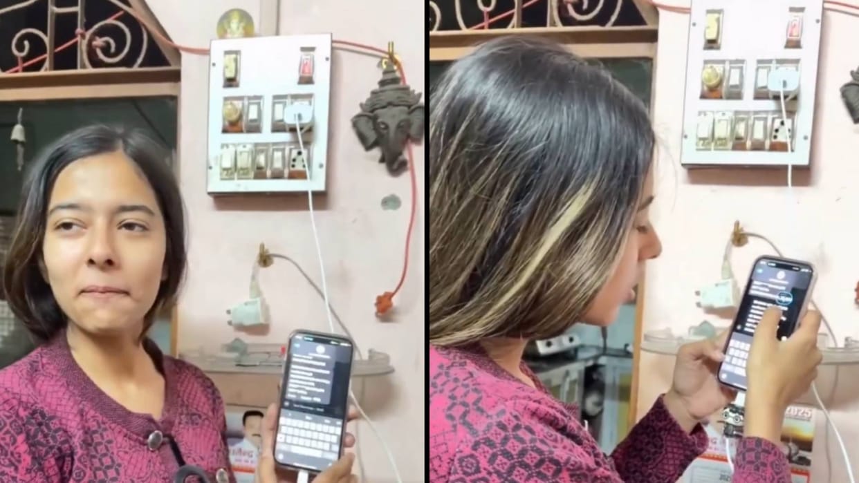 A scammer was about to cheat a daughter of Rs 18 Thousand in the name of her father Video goes viral