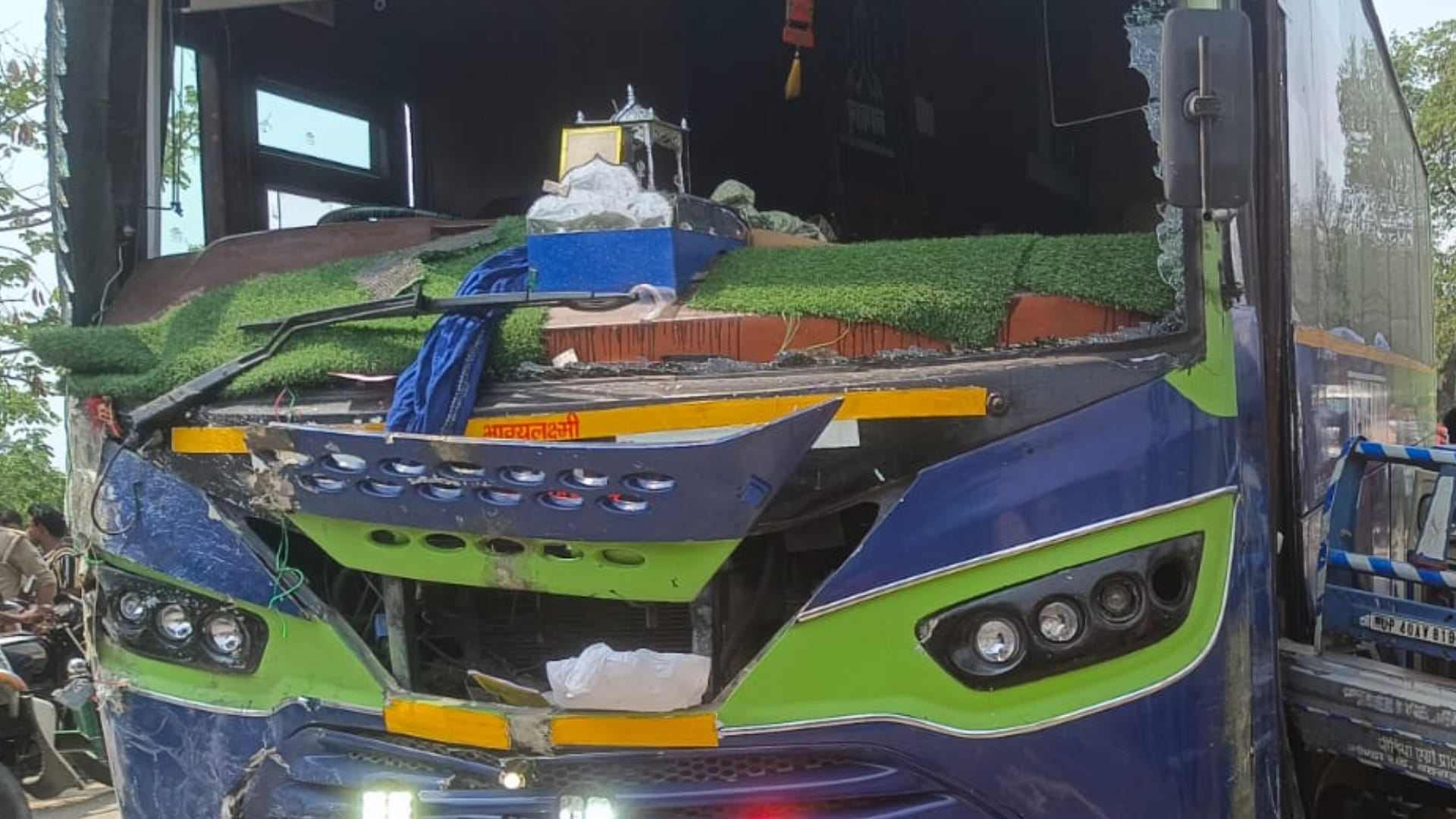 Overloading was behind big accident in Bahraich.