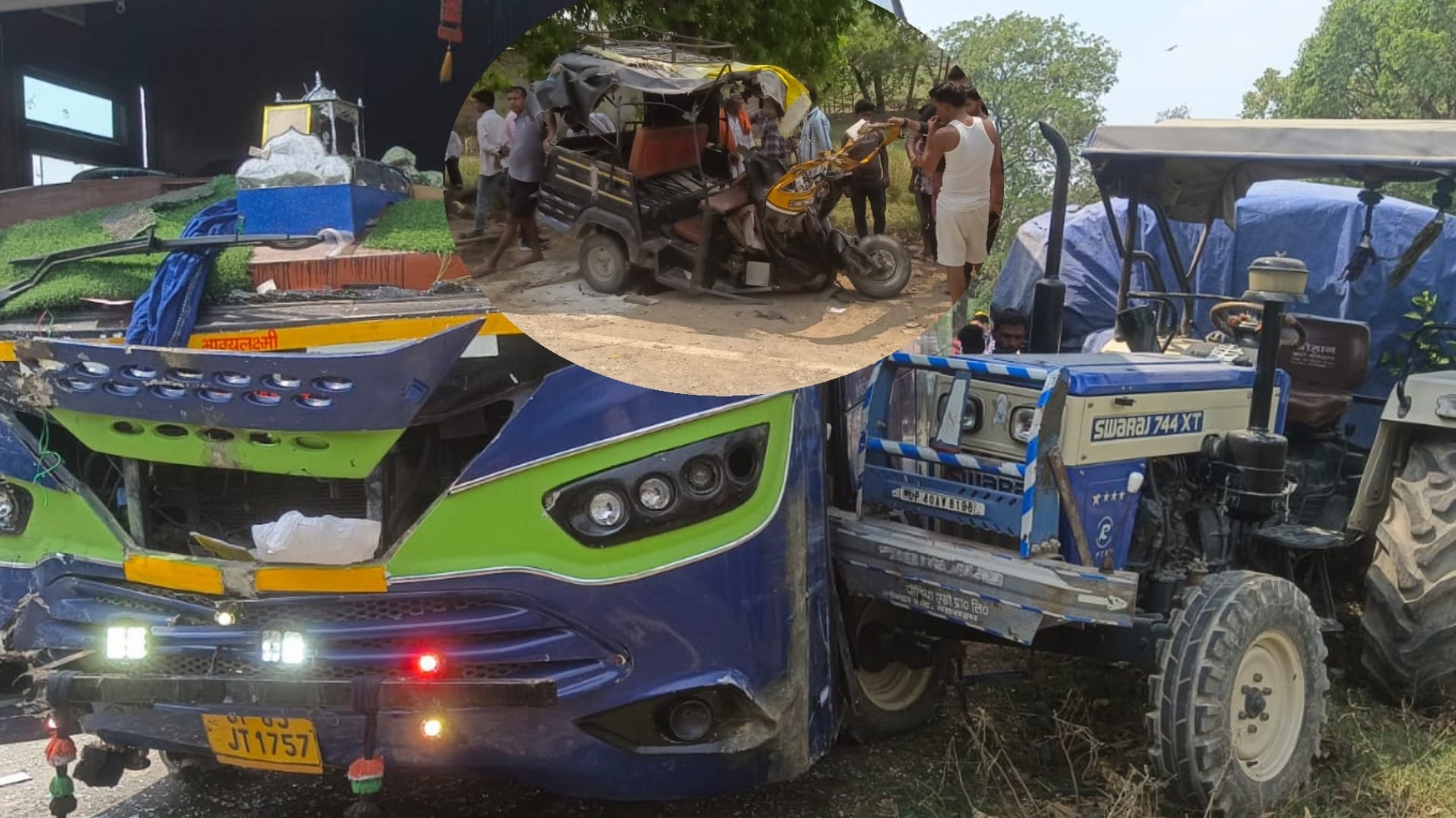 Overloading was behind big accident in Bahraich.