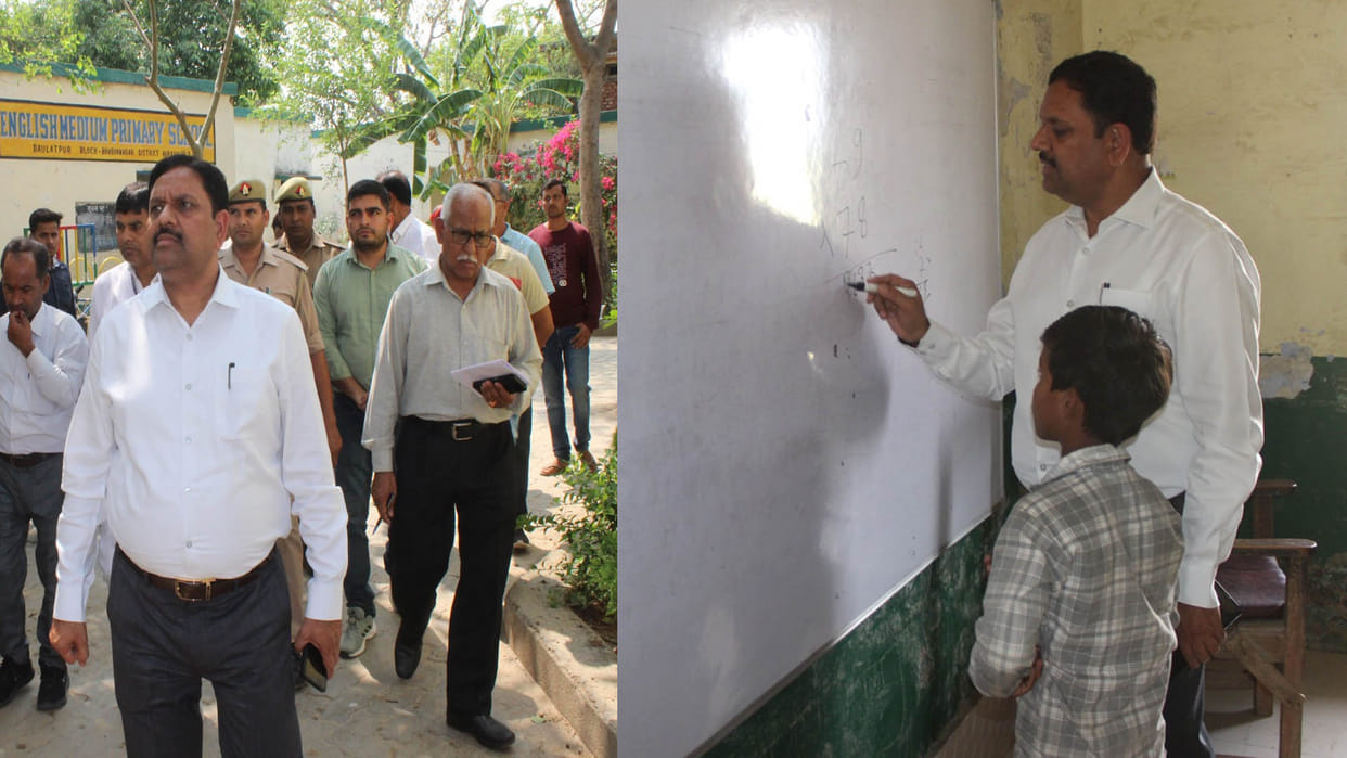 DM inspected the English medium school, class 5 students could not solve the multiplication question