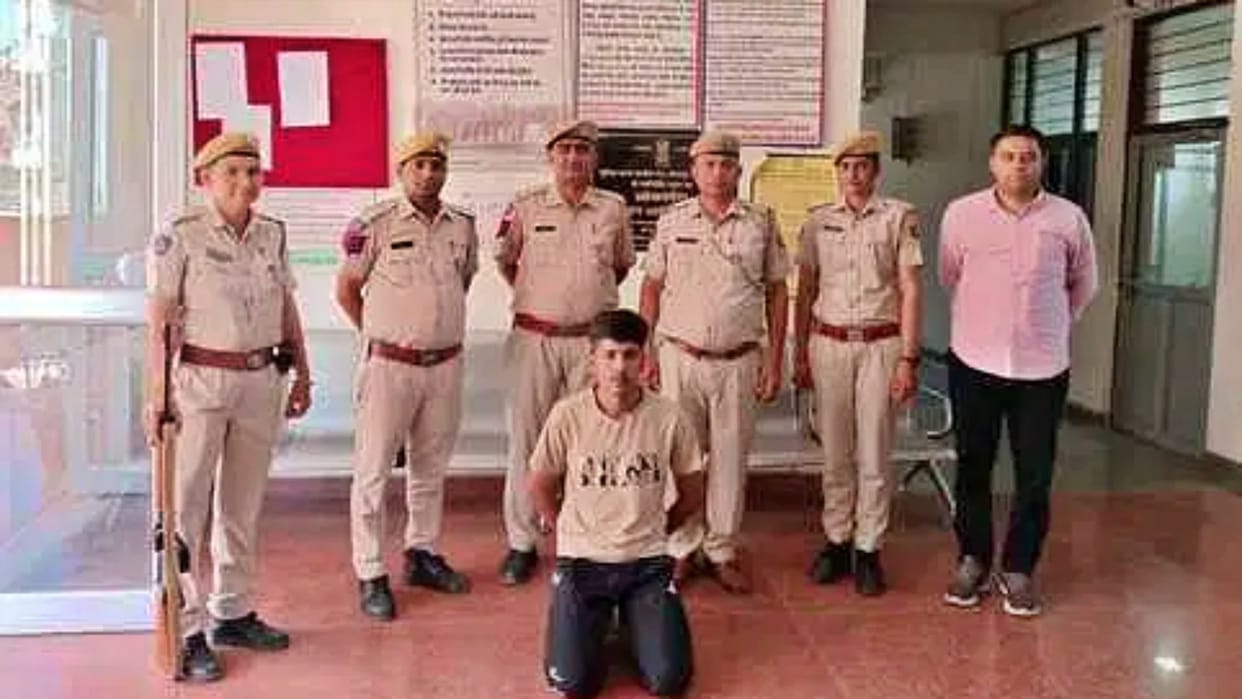 Jodhpur News: Police arrested a youth with two illegal weapons, interrogation of accused continues
