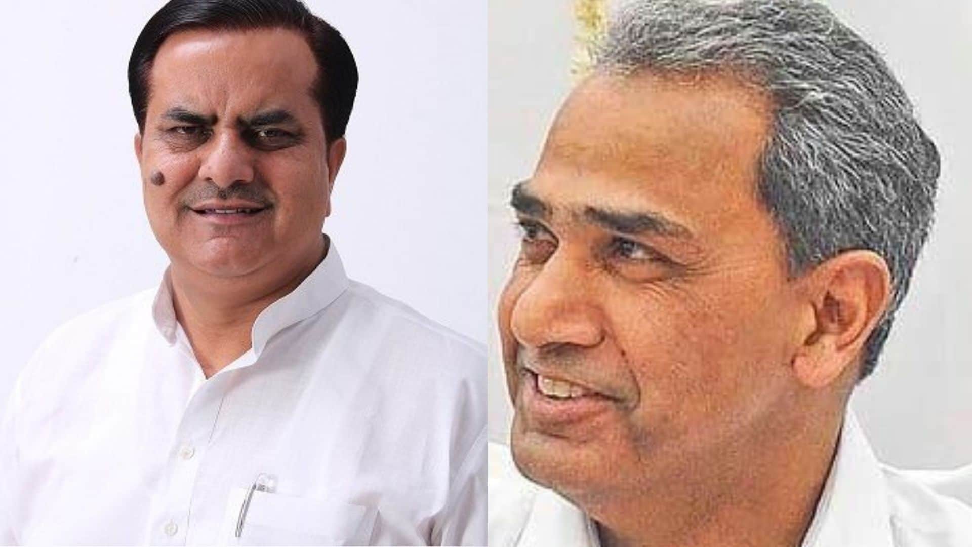 कांग्रेस सांसद हरीशचंद्र मीना व पूर्व सांसद जौनापुरिया