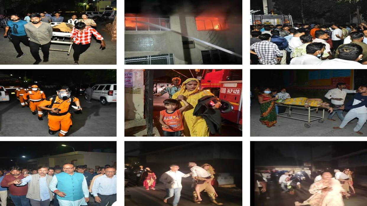 firefighters risked lives to save 250 patients After massive fire broke out in Lokbandhu Hospital all update