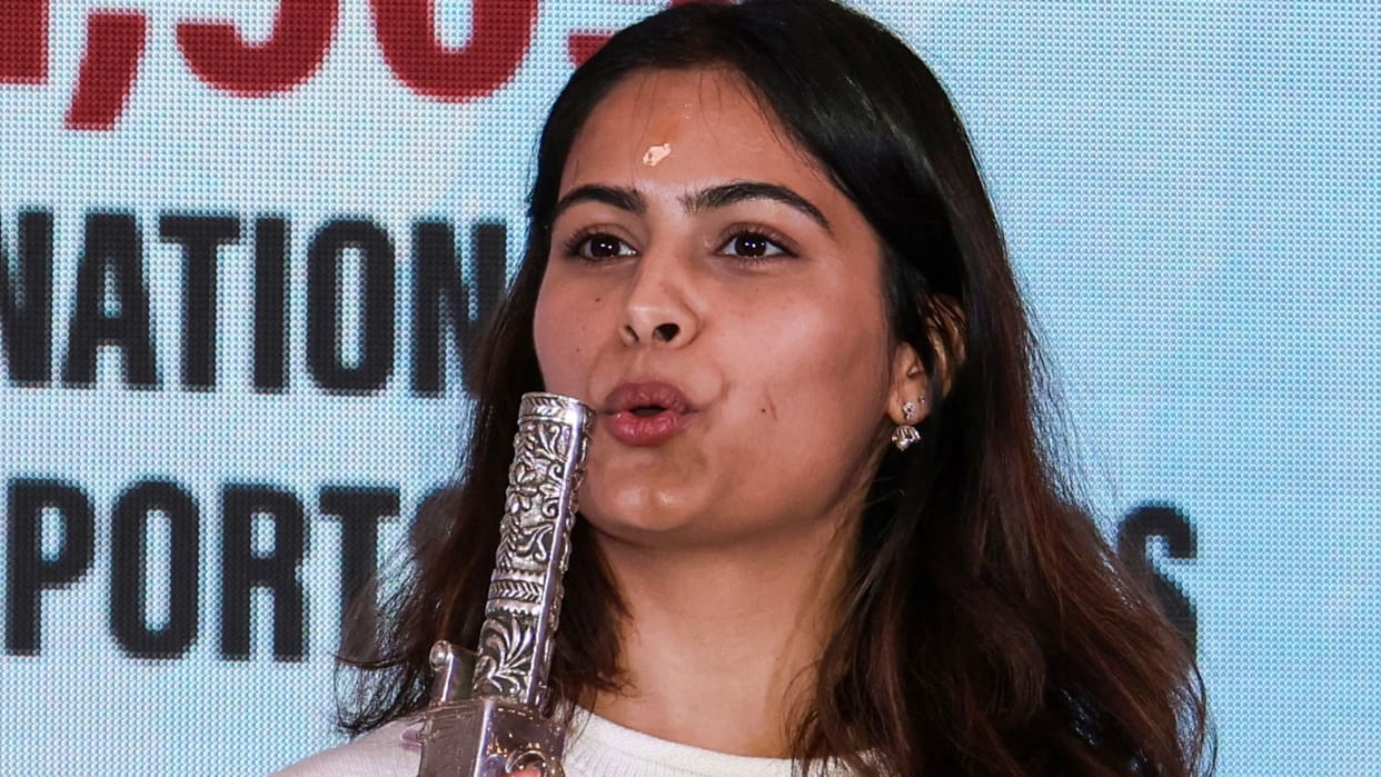 Double Olympic-medallist Manu Bhaker make the cut for Indian Shooting squad for the 16th Asian Championship