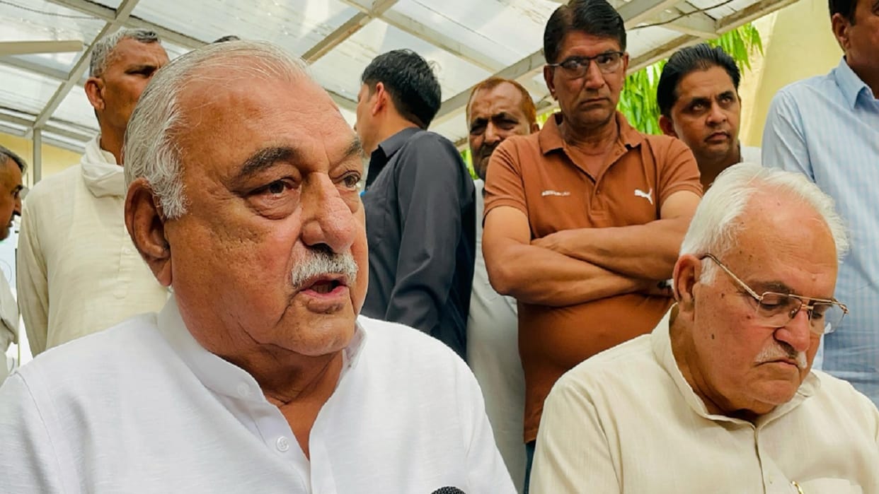 Hooda said in Rohtak: The state is disappointed, a big project was expected from the PM