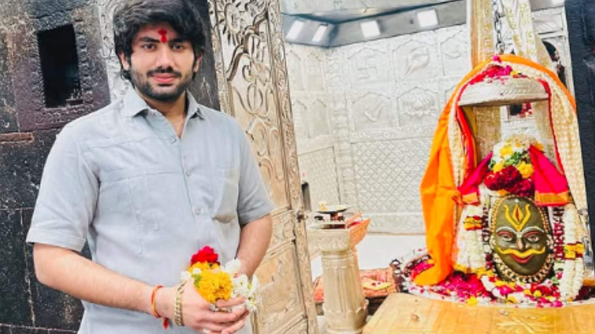 भाजपा विधायक गोलू शुक्ला का बेटा रुद्राक्ष शुक्ला।