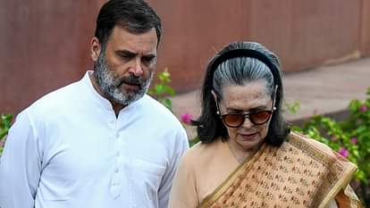 सोनिया गांधी और राहुल गांधी।