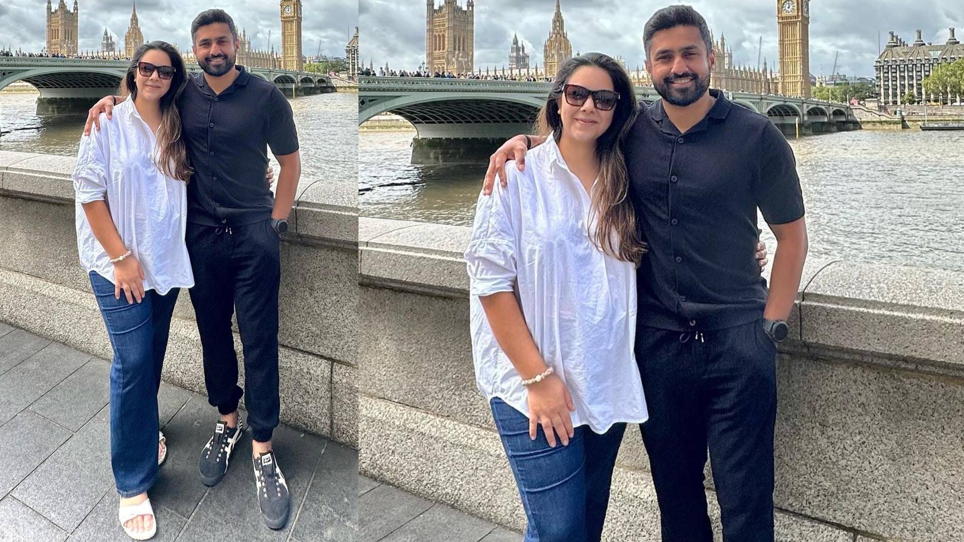 IPL 2025 Delhi Capitals player karun nair wife sanaya tankariwala photos viral disprj