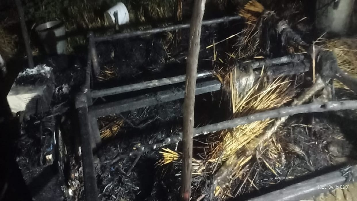Husband set fire to hut in Panipat wife burnt alive