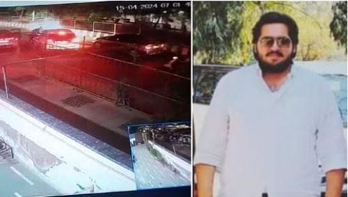 former minister grandson hits woman car