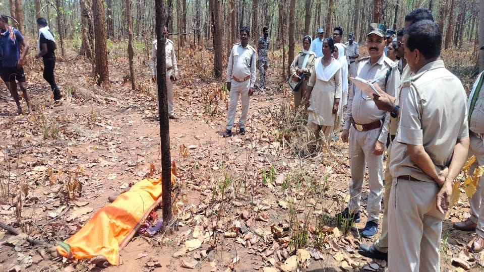 Woman dies due to elephant attack DFO reached the spot made villagers aware in Balrampur Ramanujganj