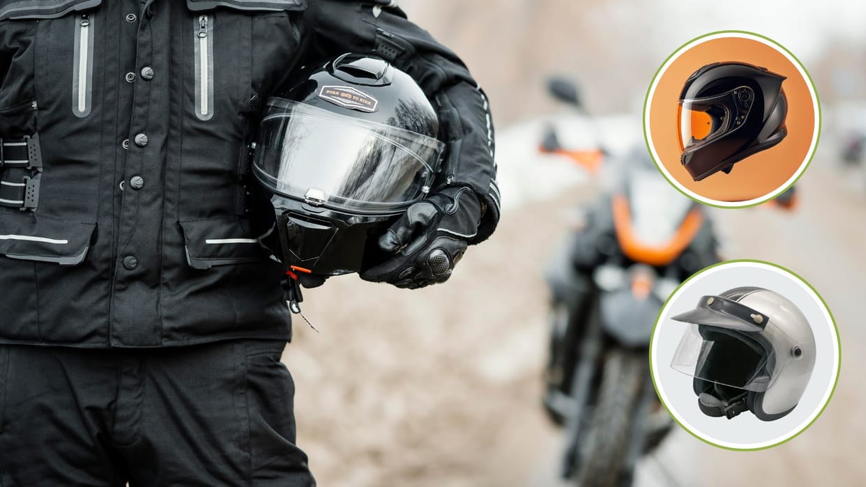 Half vs Full Face Helmet: Which One Offers Maximum Safety on the Road know in hindi