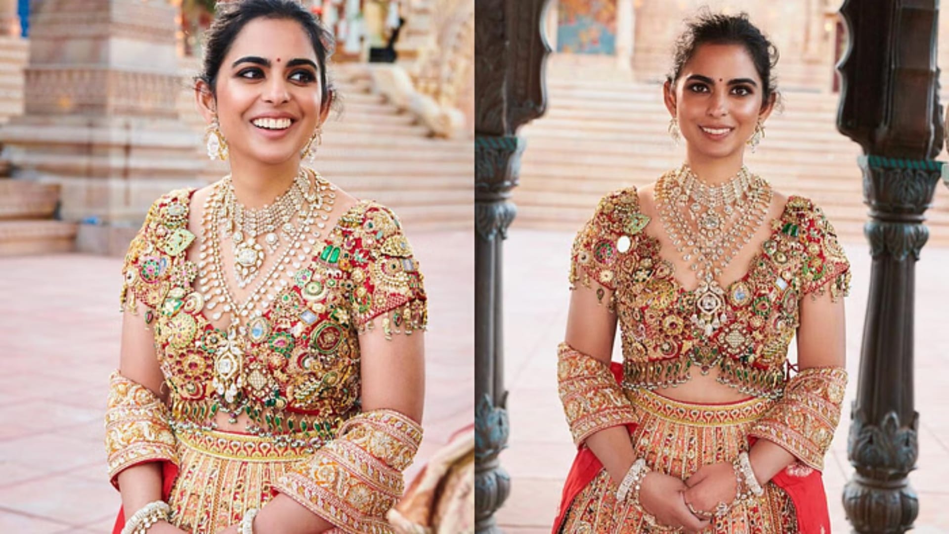 latest blouse design inspired by nita ambani shloka mehta isha ambani and radhika merchant