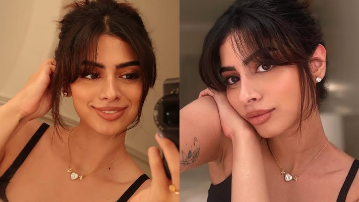 khushi kapoor cute pendant Hints her relationship with Vedang Raina actress shares photos on social media