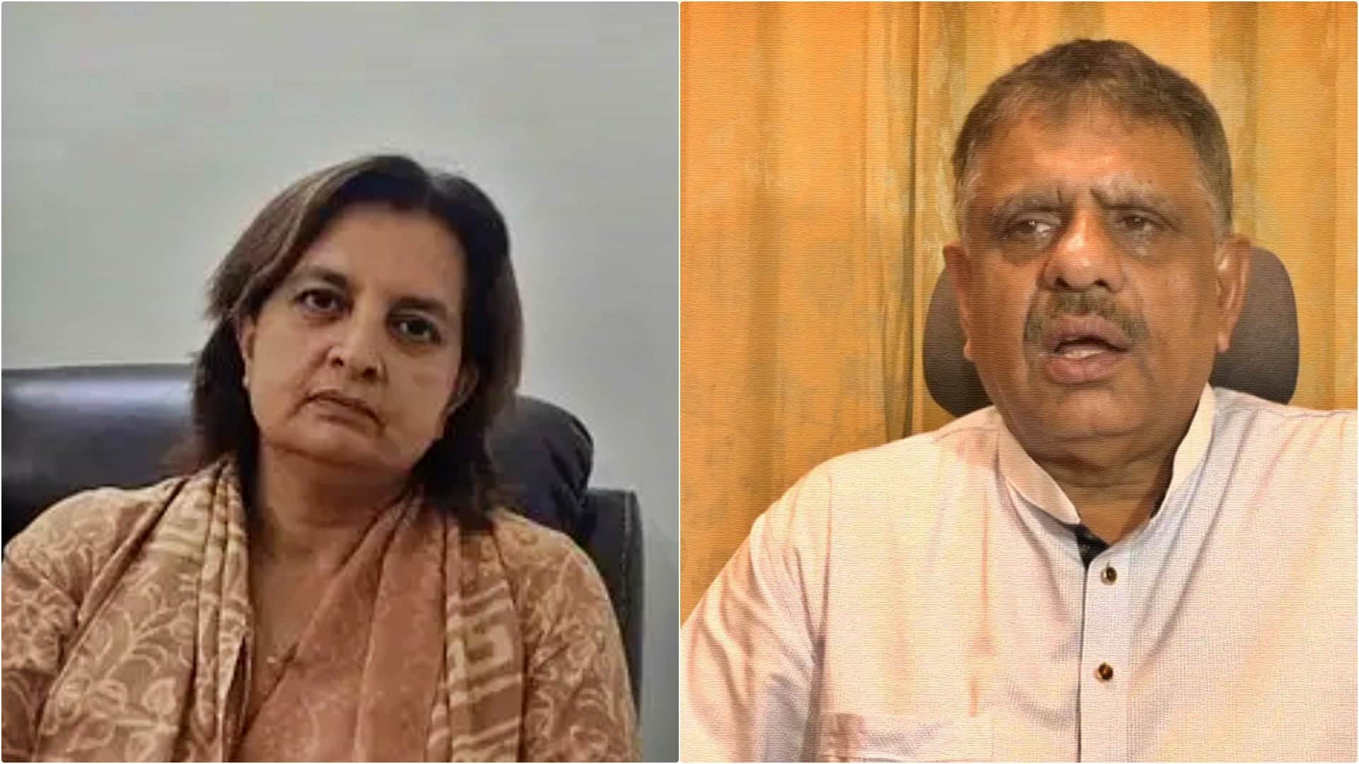 भाजपा नेत्री ज्योति मिर्धा और मंत्री गजेंद्र सिंह खींवसर