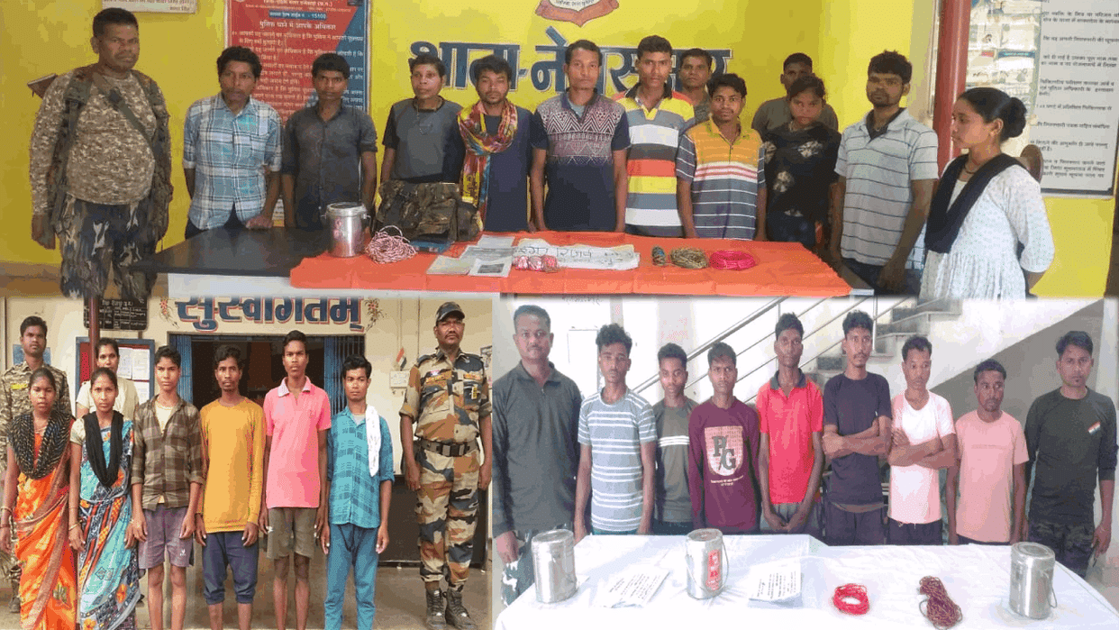 22 Naxalites including two prize-winning ones arrested from different
