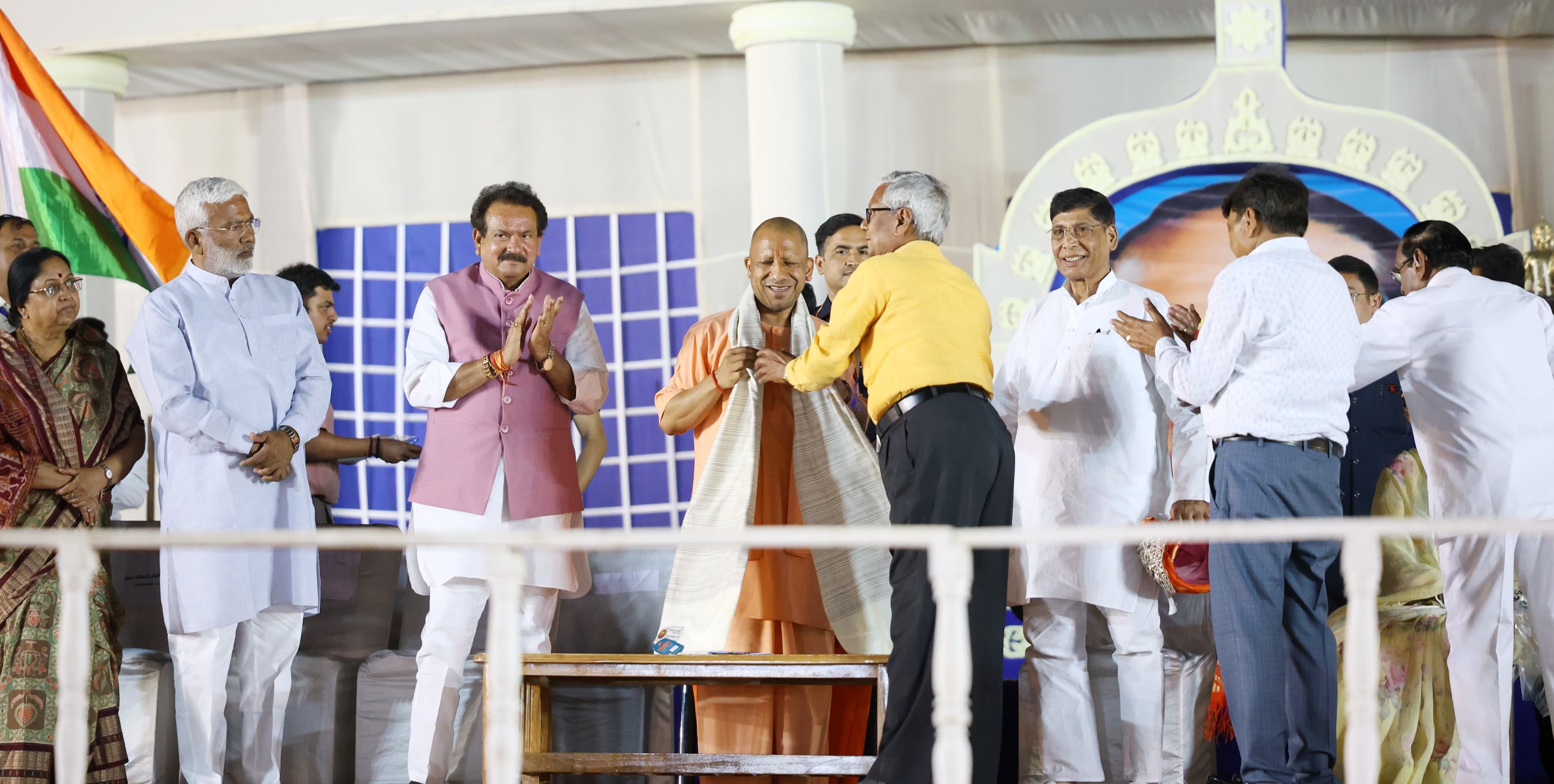 Chief Minister Yogi Adityanath attacked SP-Congress in Bhimnagari organized on Ambedkar Jayanti