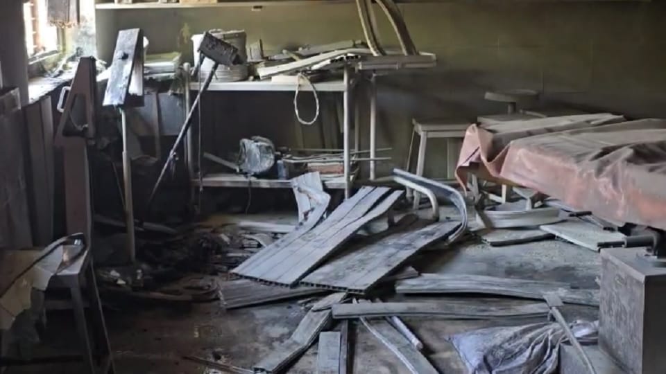 Fire broke out in the OT of Railway Hospital due to short circuit