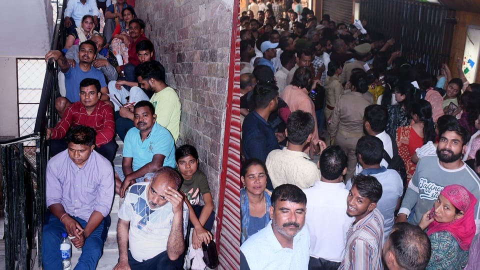 Devotees created ruckus due to non-registration for Amarnath Yatra, police had to be called