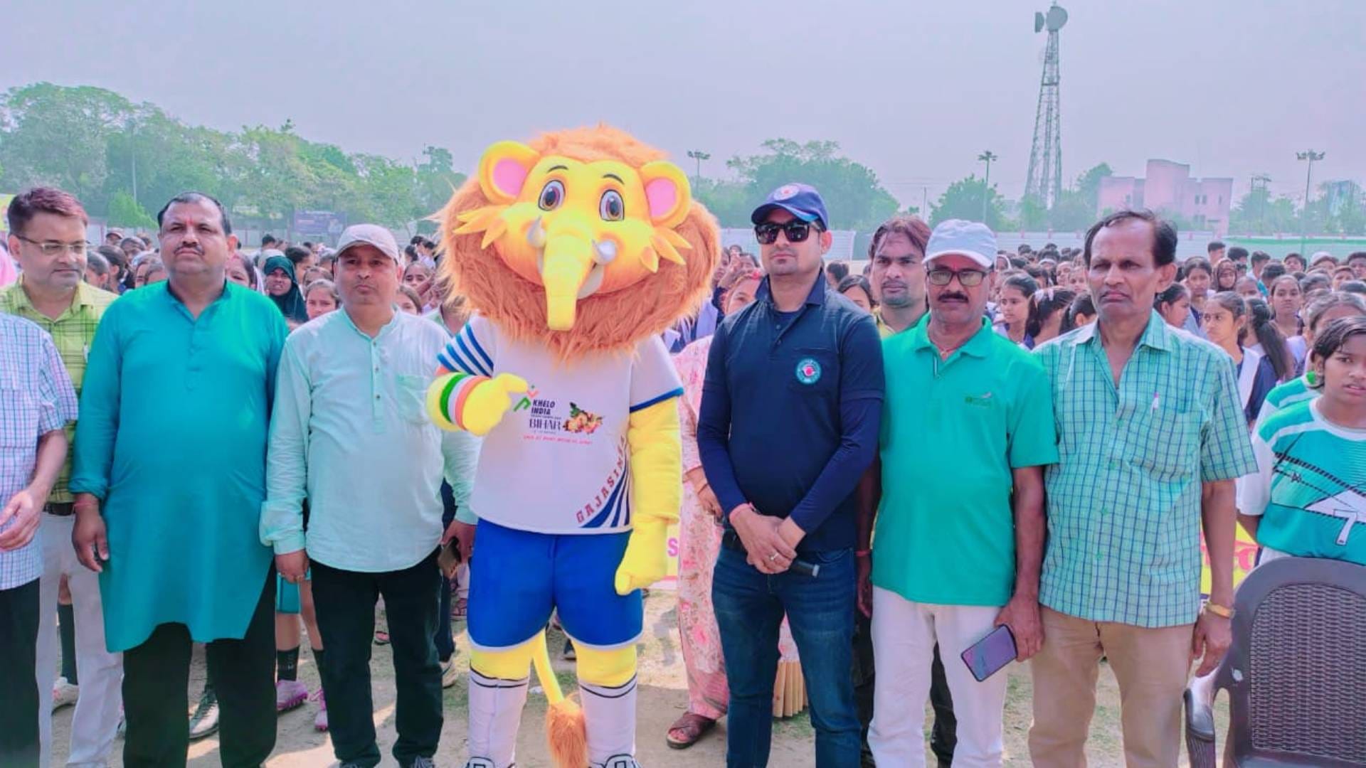 Khelo India Youth Games 2025 Mashal Gaurav Yatra gets grand welcome in Samastipur see photos