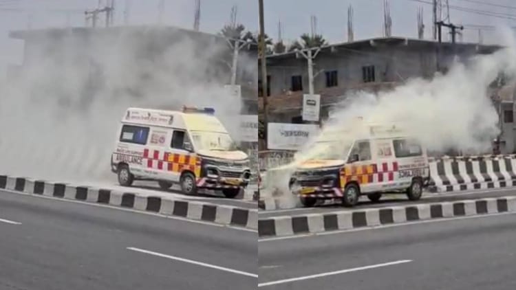Bihar News: जब चलती एंबुलेंस में लग गई अचानक आग, चालक ने कूदकर बचाई जान, फिर जो हुआ...