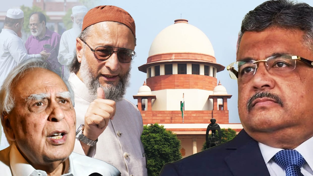 Supreme Court Waqf Amendment Act 2025 Union Govt vs Petitioner Muslim Side Parties CJI Led Bench Waqf by User