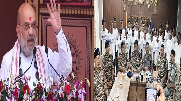 सुकमा में 33 नक्सलियों के सरेंडर पर गृहमंत्री अमित शाह बोले: नक्सलियों का आत्मसमर्पण नीति पर बढ़ा विश्वास