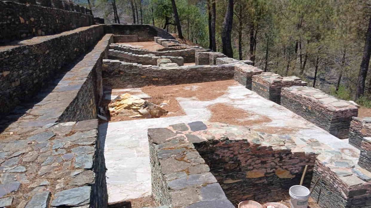 World Heritage Day Chandpur Garhi is one of the 52 forts tells about palace activities Karnprayag Chamoli