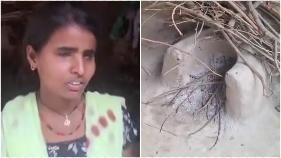 The stove has not been lit in a house in Lakhimpur Kheri for two days people are troubled by hunger