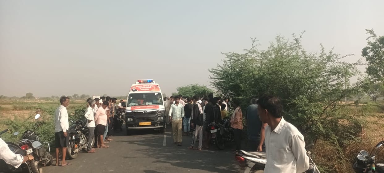 dead body of young man was found lying on roadside