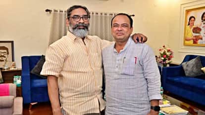 सीएम हेमंत सोरेन और मंत्री इरफान अंसारी