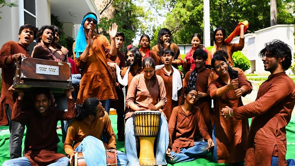 On the last day of ‘Media X 2025’, street play was performed to attack social evils