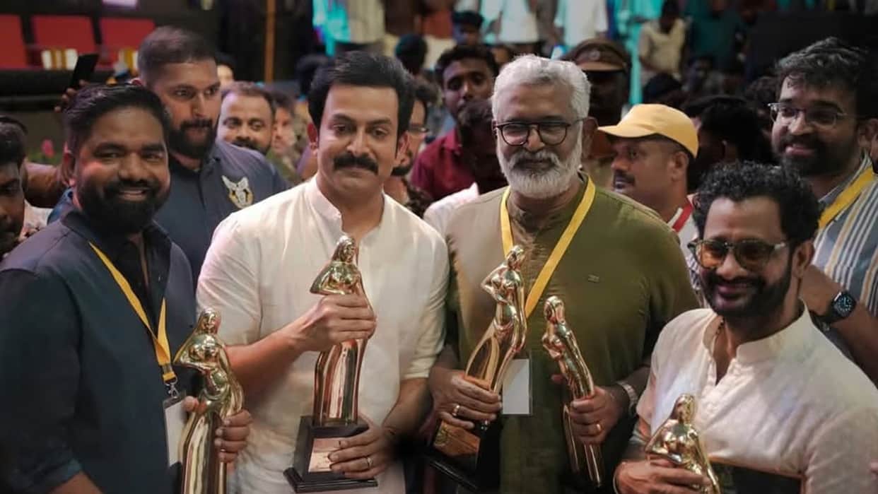 Prithviraj Sukumaran Honoured Best Actor Aadujeevitham at 54 Kerala Awards by Chief Minister Pinarayi Vijayan