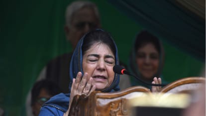 PDP President Mehbooba Mufti targeted BJP and NC in the workers conference